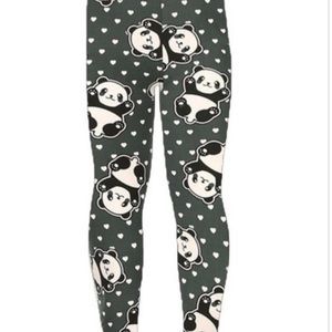 Cute panda leggings